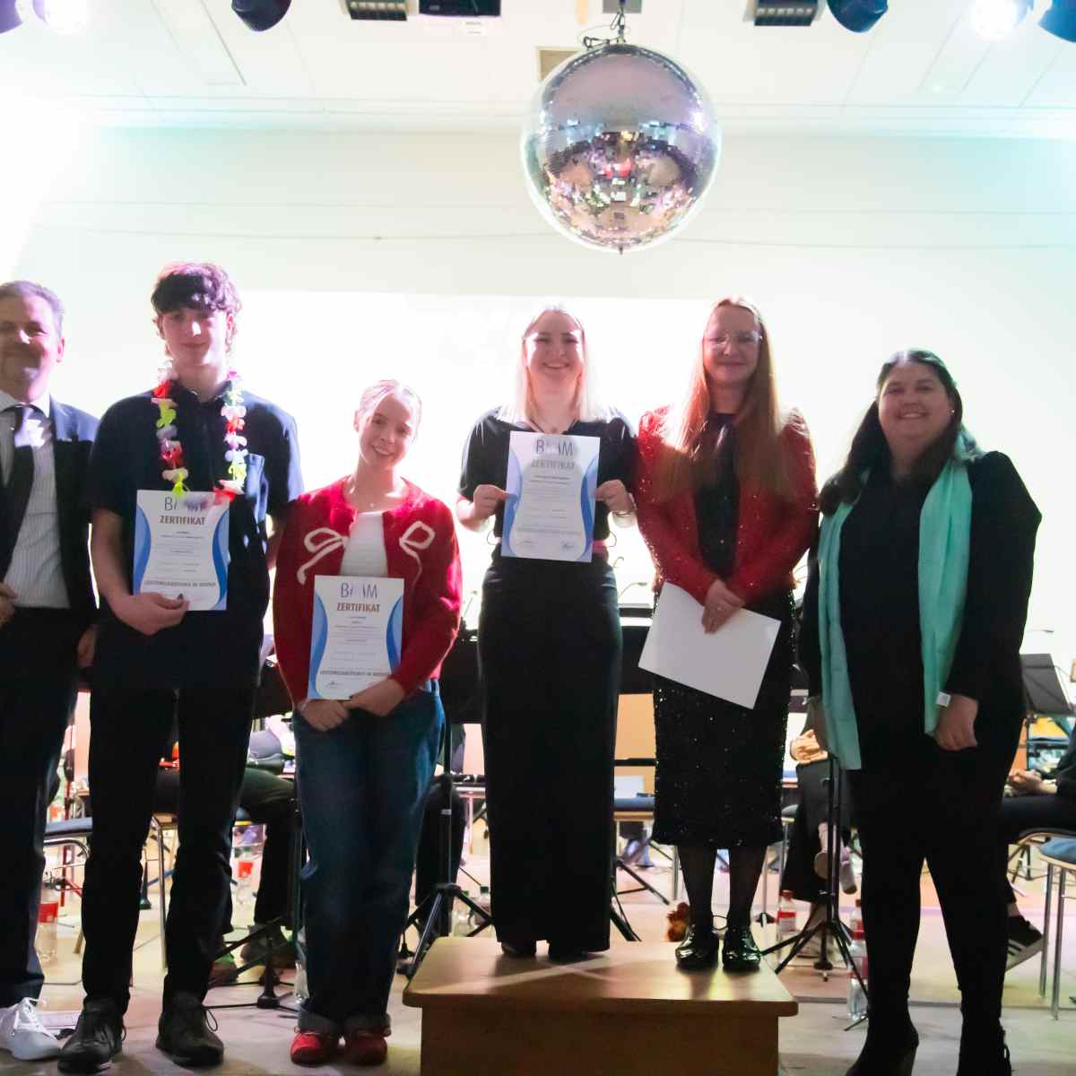 Ehrung junger Musiker