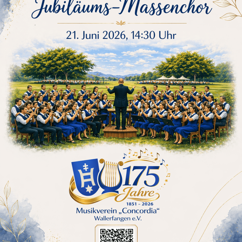 Anmeldung zum Jubiläums-Massenchor